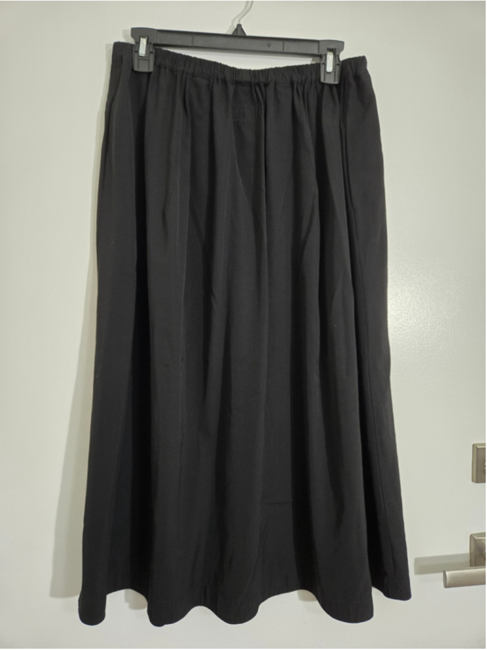 Women's Manuelle Guibal Black A-Line Skirt Size L - Picture 3 of 7